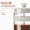 天喜 塑料蓋法壓壺 350ml 白色+透明 TBL207-350