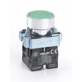 德力西DELIXI 按钮开关 经济型平钮LAY5s-EA LAY5s-EA 绿 钮头(经济型平钮)