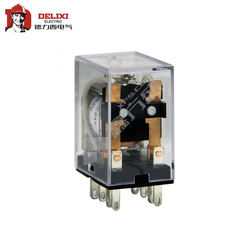 德力西DELIXI 小型电磁继电器CDZ9-54PLS CDZ9-54PLS AC6V