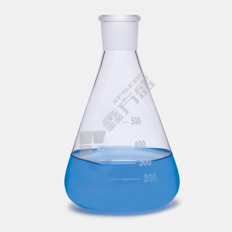 WITEG 硼硅酸盐玻璃锥形瓶 宽口 带刻度 SGCR-5-508-001S