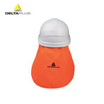 代尔塔 安全帽防晒后围兜 102035 橙色