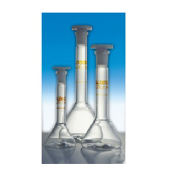 WITEG A级 5ML 梯形透明容量瓶 PE塞子 棕标 SGCR-3-669-015