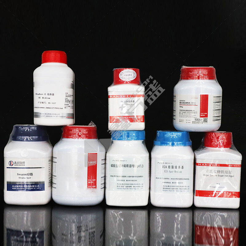 北京陆桥 结晶紫中性红胆盐MUG琼脂VRBA-MUG 100ml/袋*10