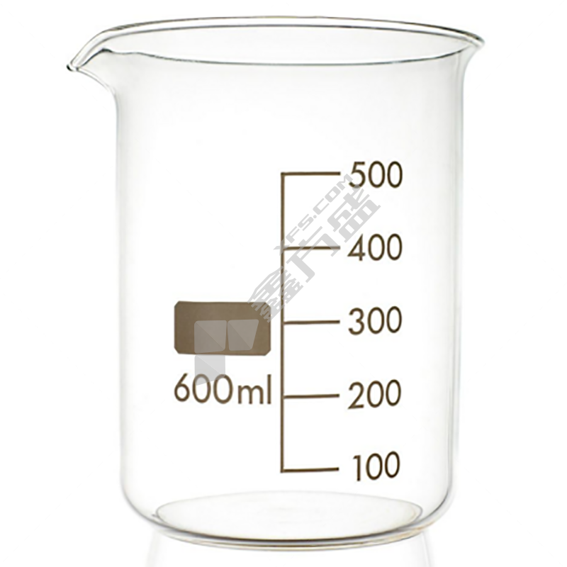 WITEG 烧杯 西玛克斯玻璃 无色透明 低形 SGCR-5-500-800S
