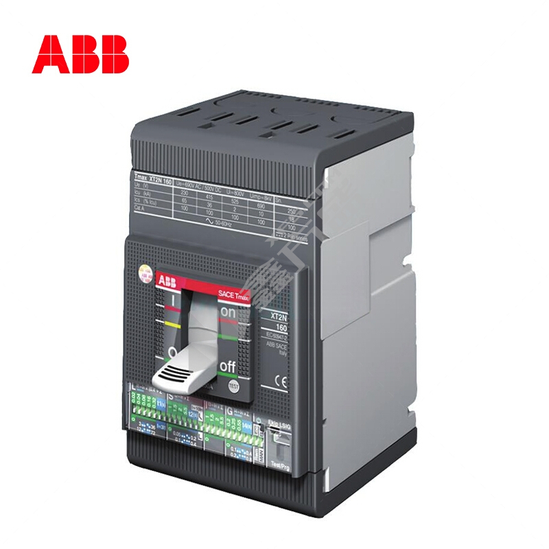 ABB 塑壳配电保护断路器XT2L160 TMD XT2L160 TmD2.5-25 FF 3P