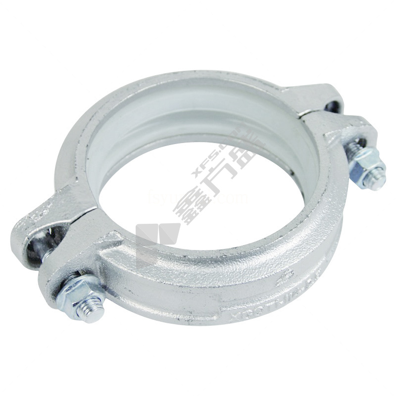 铂海 沟槽刚性接头 内外涂塑银 DN100 φ108 银色