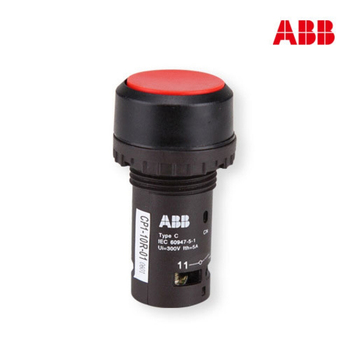 ABB 平头按钮CP2 CP2-30R-11 红色 22mm
