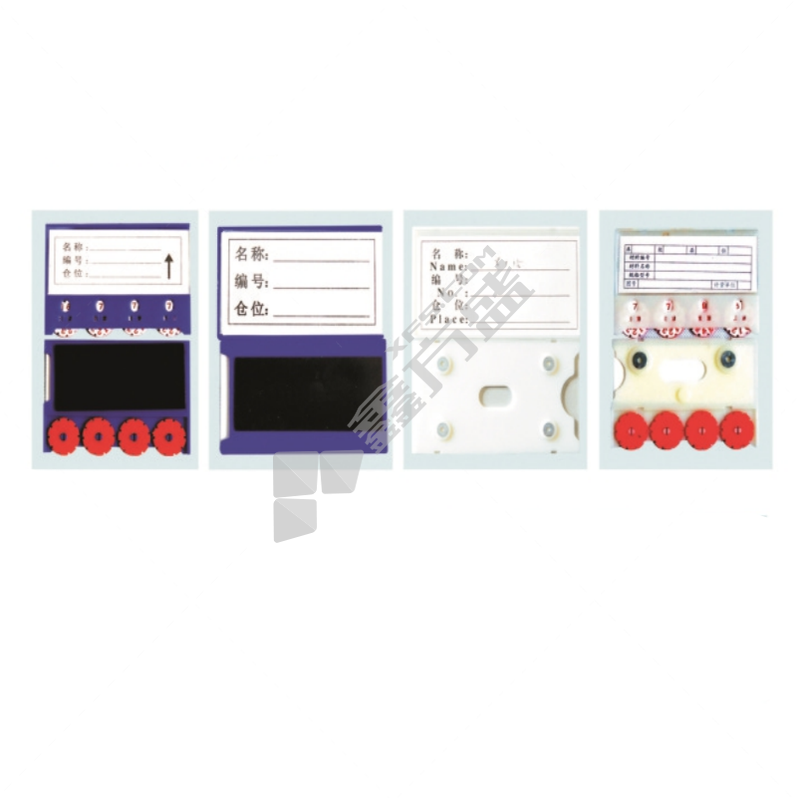 三友 磁扣标签三轮 60mm*80mm*3mm 白色