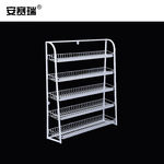 安赛瑞 小型白色展示货架 白色 500mm*150mm*670mm