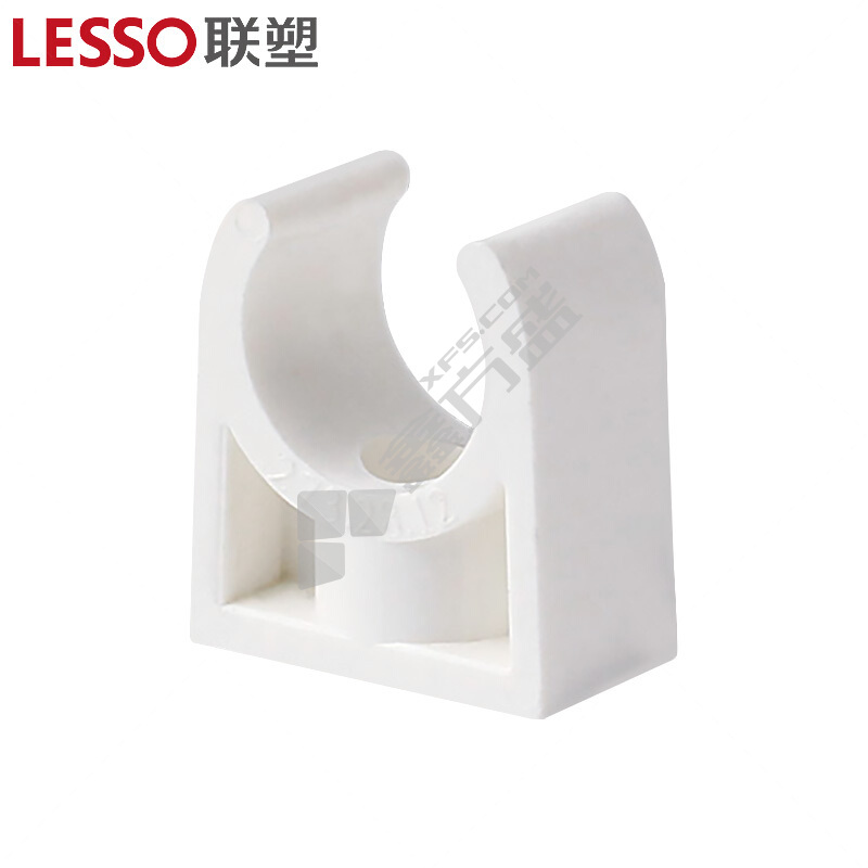 联塑 白色 PVC-U给水高脚管卡 Ⅱ型 40