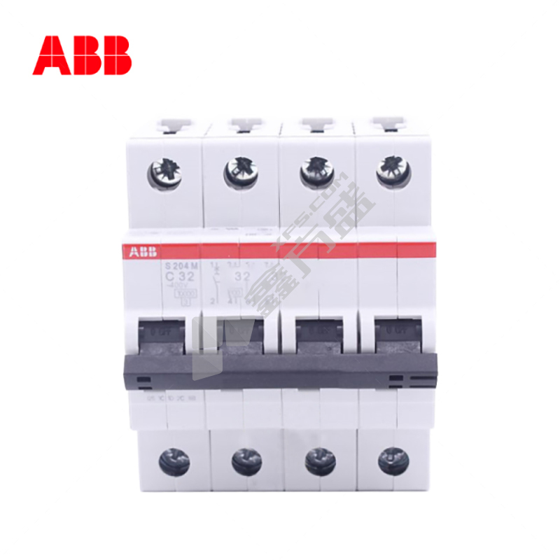 ABB 微型断路器S204M系列4P S204M-C25