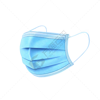 蓝星 一次性使用医用外科口罩/盒 蓝色 大号 成人 10片装 蓝色