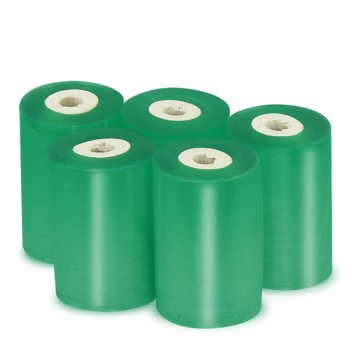 恒泰华文 绿色PVC电线缠绕膜厚度0.02mm 25cm 0.02mm 25KG 绿色