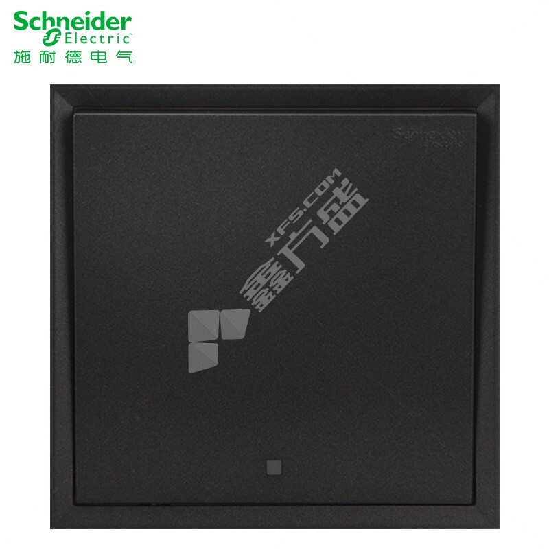 施耐德Schneider 一位单控开关皓朗系列 10A 深空灰