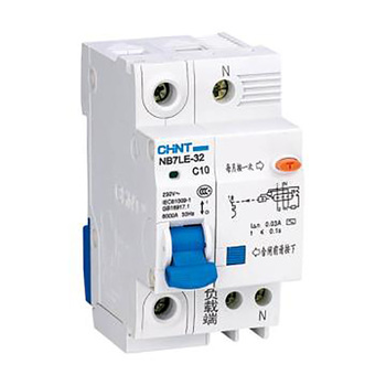 正泰 CHNT 小型漏电断路器 NB7LE-32系列1P+N NB7LE-32 1P+N D16 30mA 电子式 16A 30mA 1P+N 6kA