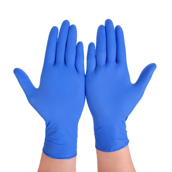 多给力 一次性丁腈检测手套 蓝色 加厚无粉 加厚无粉 4.5g M码 蓝色