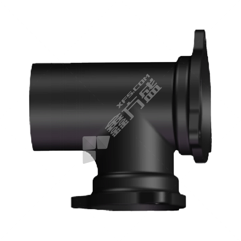 联铸 A型管件T三通 DN75*75 黑色