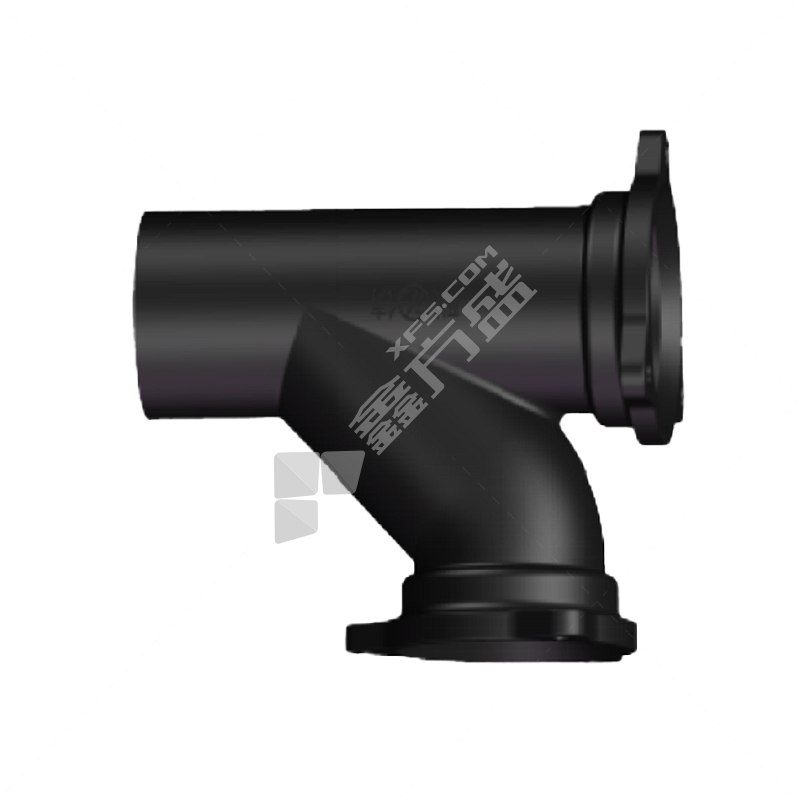 联铸 A型管件TY三通 DN125*125 黑色