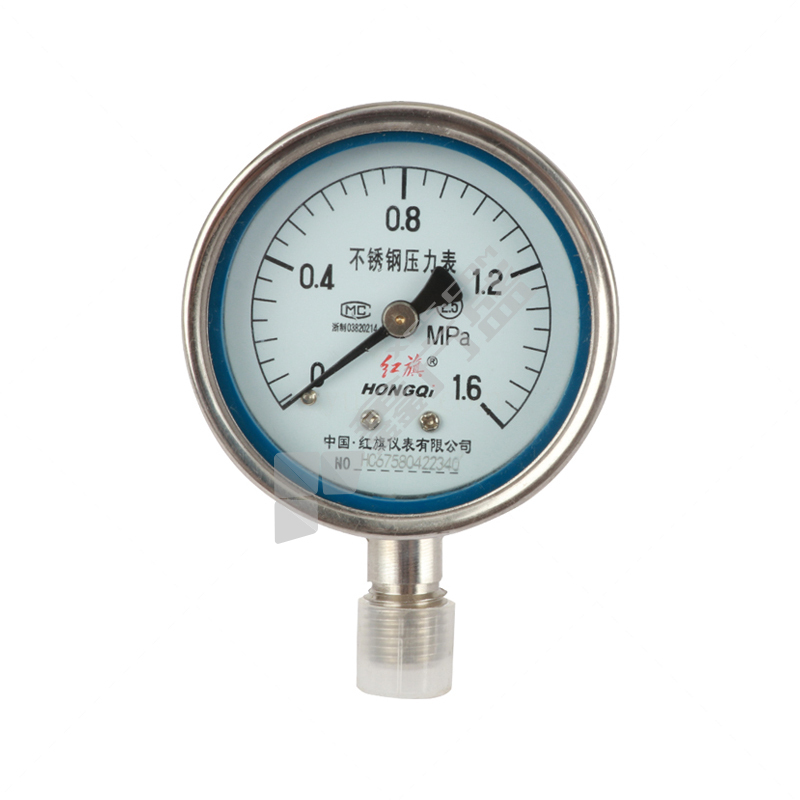 秦仪 Y150BF不锈钢压力表 Y150BF-1.6 M20*1.5