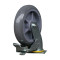 重型工业静音脚轮TPR材质万向刹车轮 6寸万向带刹车 灰色 承重200kg