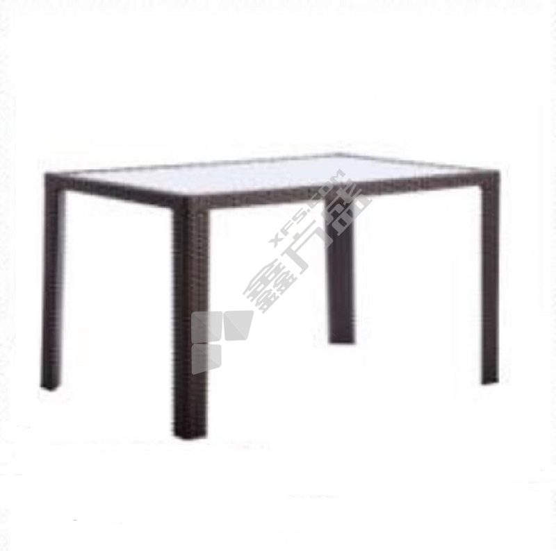 立昌牌 桌台T-13-A 棕色 T-13-A immitation rattan table 