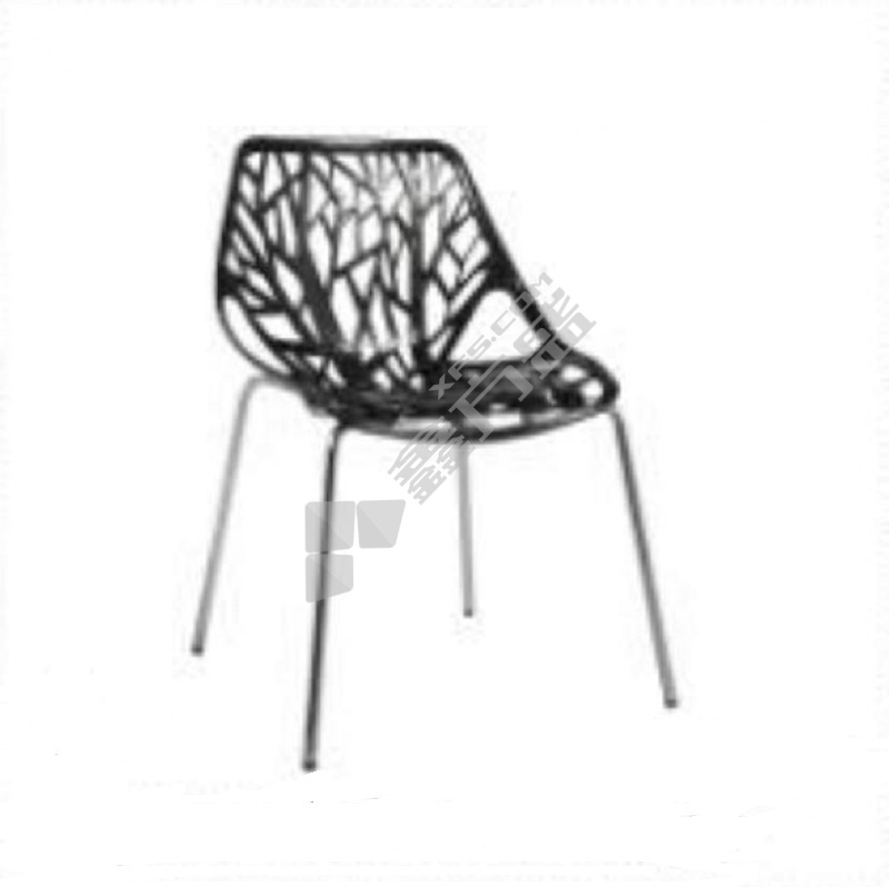 立昌 椅子XRB-040 XRB-040  白色 L56.5*W53.5*H80-SH46.5cm