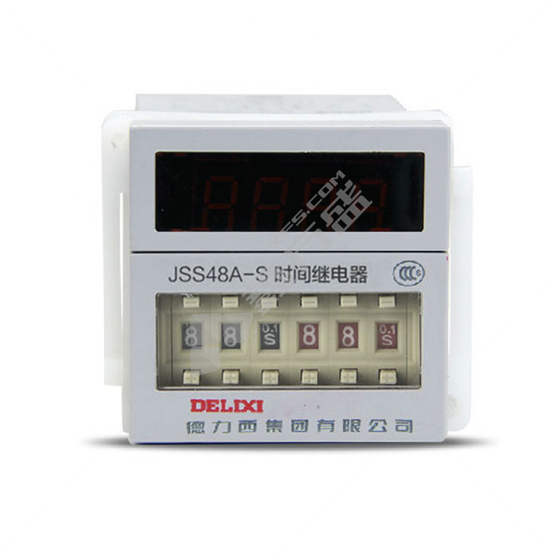 德力西DELIXI 时间继电器JSS48A-S JSS48A-S 0.1S-99H AC220V 两次循环