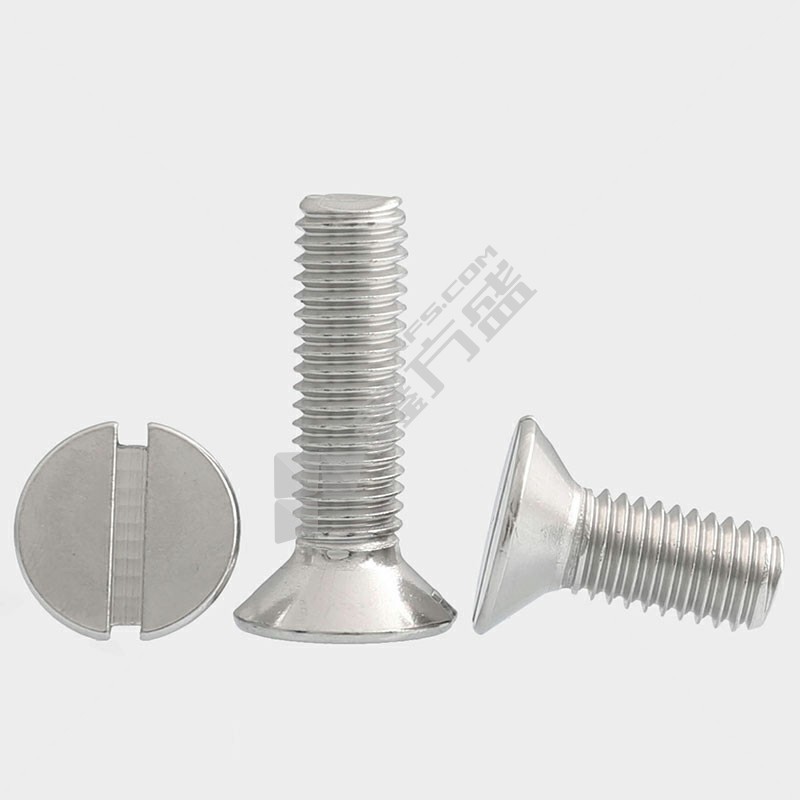 4.8级镀锌一字沉头螺栓半牙 M16 120mm