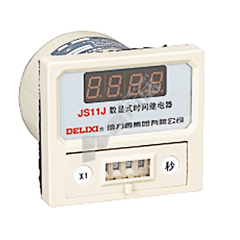 德力西DELIXI 时间继电器JS11S JS11S 0.01秒-999小时 AC127V