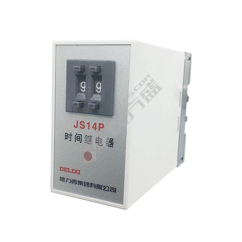 德力西DELIXI 时间继电器JS14P-9.9M JS14P-9.9M  AC380V