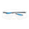 霍尼韦尔Honeywell 防雾防刮擦眼镜通用款 灰蓝镜架 透明镜片 300110 300110 S300A 灰蓝镜架 透明镜片