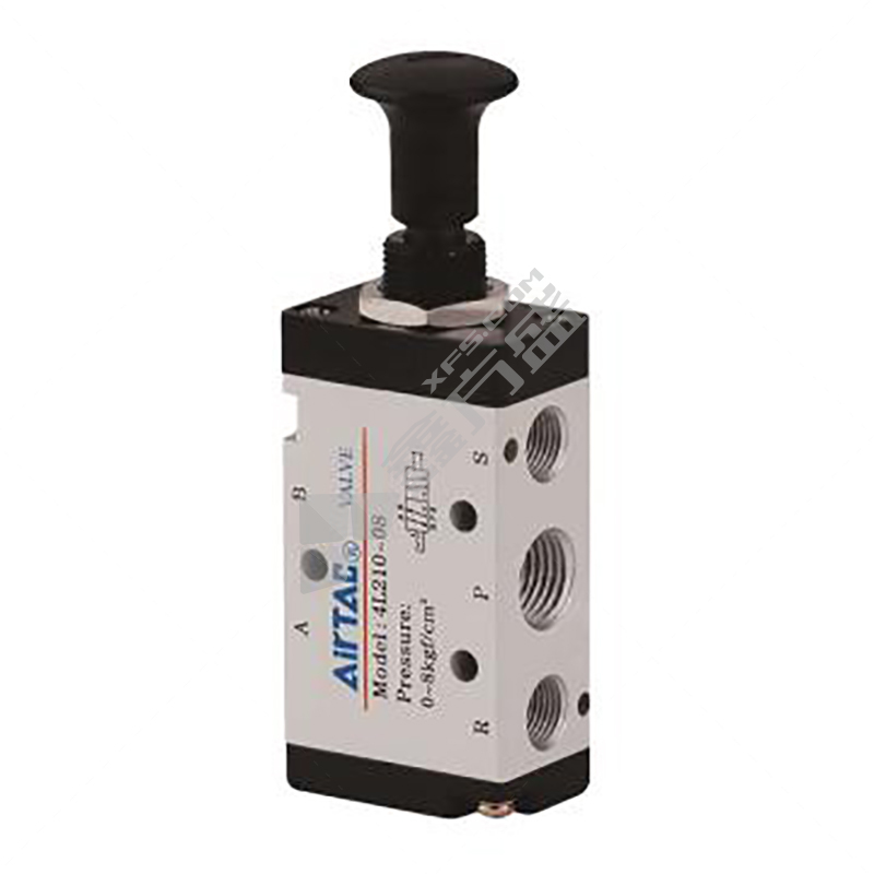 亚德客 端子式手拉阀 4L210-08 1/4" 0~1.0MPa
