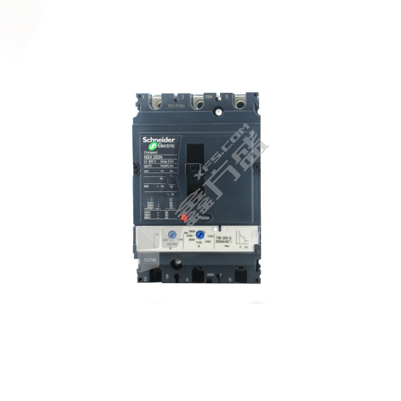 施耐德Schneider 塑壳负荷开关 固定式前接线 NSX630NA 4P 固定式前接线