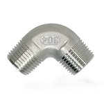 好管中联智通 304不锈钢90°外牙弯头 DN15*1/2寸