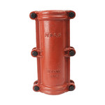 直式哈夫节 铁管 DN40*150 蓝色