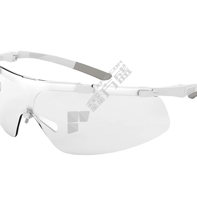 优维斯 双面极端防雾安全眼镜9178415 9178415 镜框白色灰色镜片透明2C-1.2