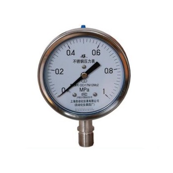 上自仪 一般压力表150Z Y-150Z 0~0.1MPa