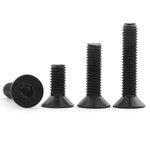 威工 ANSI/ASME B18.3F内六角发黑沉头螺栓10#  10#-24  5/16