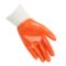 星宇 N808 丁腈半浸手套 均码 桔黄 N808