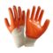 星宇 N808 丁腈半浸手套 均码 桔黄 N808