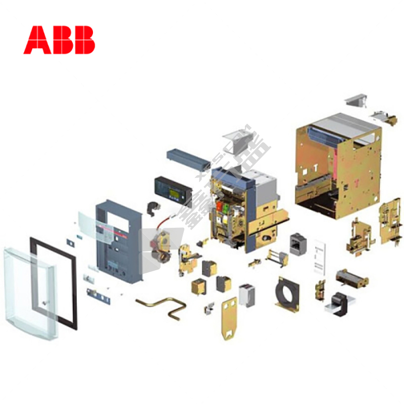 ABB 框架断路器附件FP:E3 FP:E3 WHR-HR 4P New