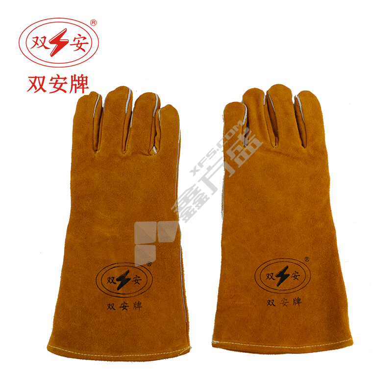 双安 CP001 电焊手套 39±1cm 黄色