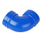 铂海 沟槽衬塑弯头90°蓝色 DN250 φ273 蓝色