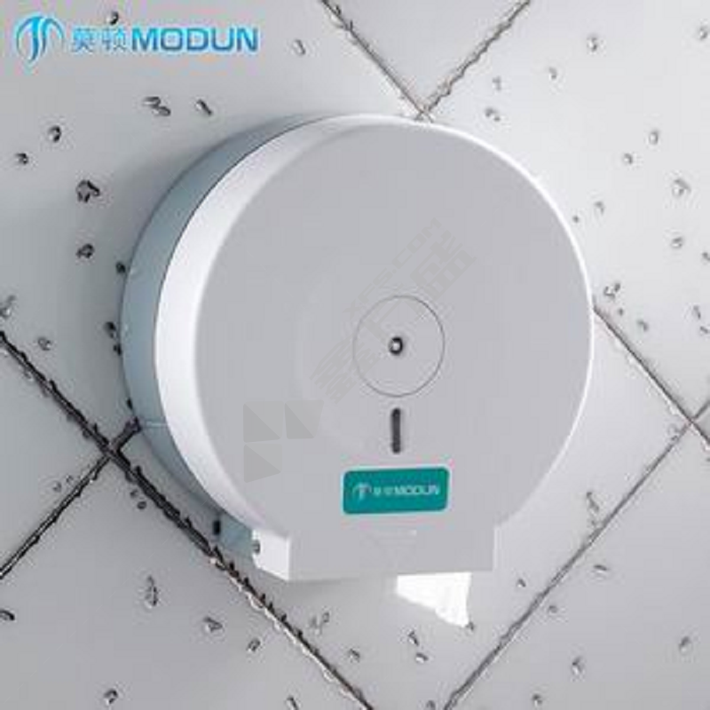 莫顿 大卷纸盒 282*278*125mm 白色 M-5822ABS-W