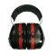 3M PeltOr Optime 3 H540A 头带耳罩 双层结构 黑配红 NRR=30dB SNR=35dB