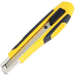 得力deli 美工刀2047 2047 18mm*8刀头 黄色