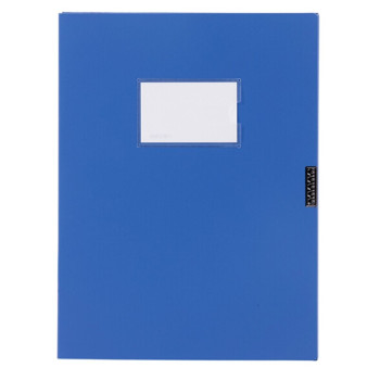 得力 档案盒 发票专用 5615 319*238*37mm 蓝色