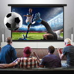 得力 电动遥控投影幕 50443 120英寸 16:10