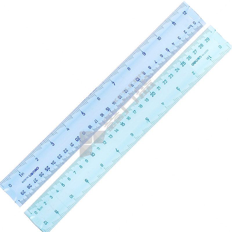 得力 6209 软尺 30cm 绿色