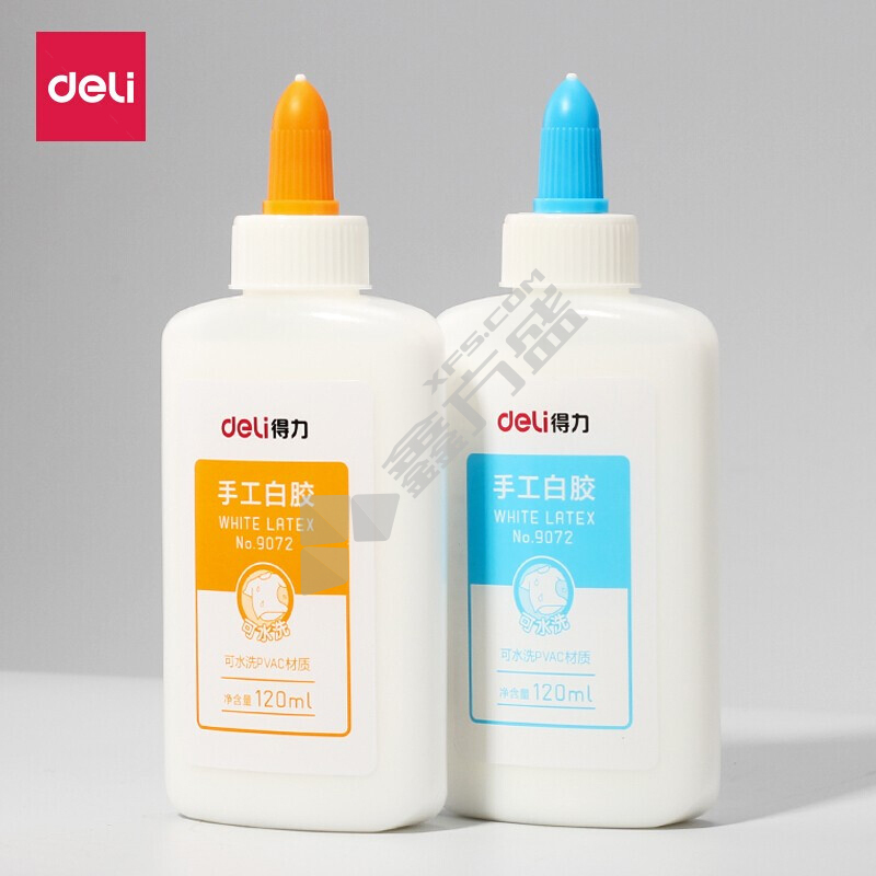 得力 手工 白胶 120ml 9072